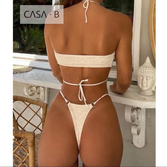 NEW to CASA B SWIM 💫🐚 | Aurora Velvet Multi Way 3 Piece Brazilian Bikini Set - Picture 3 of 12